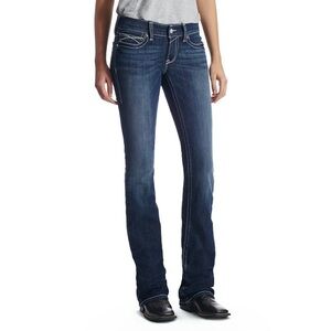 NWOT Ariat® Ladies R.E.A.L™ Low Rise Stretch Rosy Boot Cut Jeans 10018351 30R
